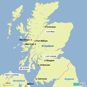 Karte Schottland