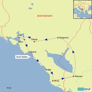 Fahrt durch Montenegro